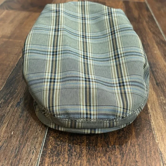 Vintage Goorin Bros Sand Castle Kids Plaid Golf FlatCap Size M/L. 3-6 yr - Picture 3 of 9